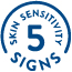 Asigură protecție împotriva celor 5 semne ale sensibilității pielii